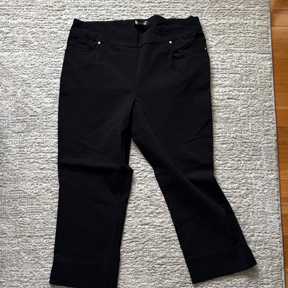 Renuar Elegant Black Trousers